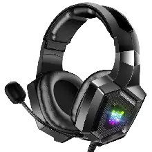 ONIKUMA K8 WIRED STEREO GAMING HEADPHONES WITH MIC LED RGB LIGHTS 